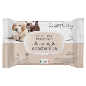 BEAUTY CASE Salviette Detergenti Vaniglia e Cachemire 40pz