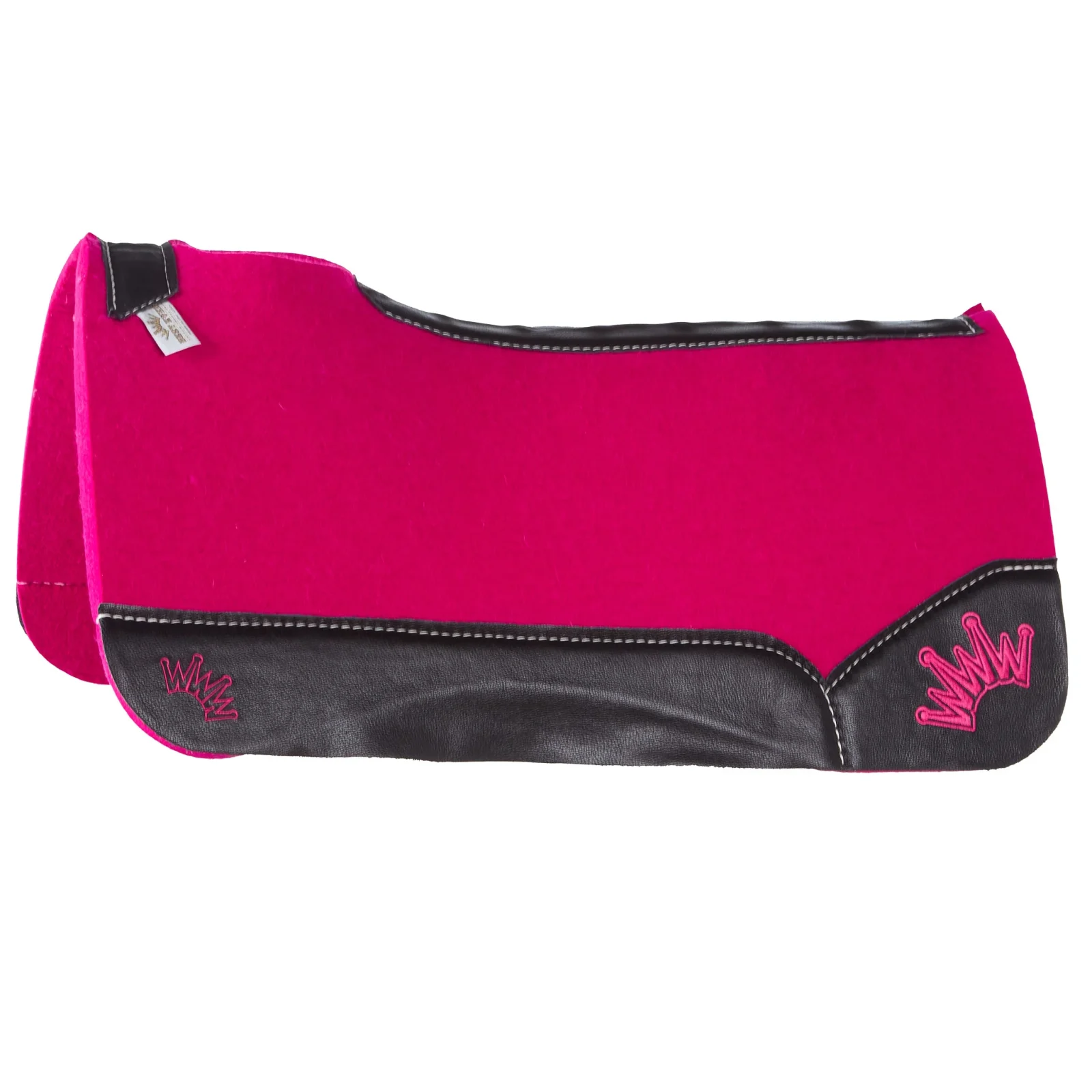 Best Ever Pads Kush Hot Pink Felt Saddle Pad - Image 2
