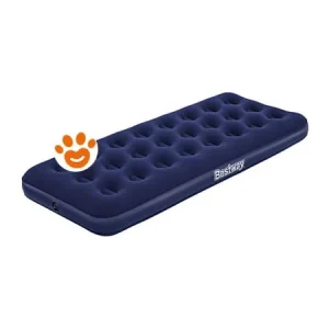 Bestway Airbed Materasso Singolo Gonfiabile Blu Floccato (76x185x22cm) Art. 67000