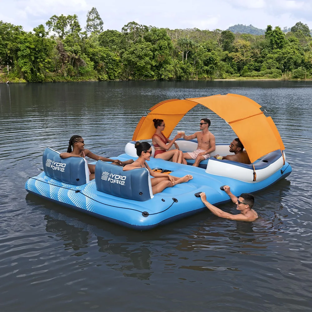 Bestway Isola Galleggiante Mega Tropical Breeze (389x274cm) Art. 43105 - Image 2