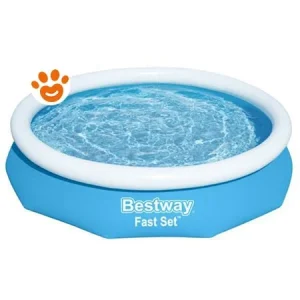 Bestway Piscina Rotonda Fast Set Gonfiabile (Ø244x61cm) Art. 57448