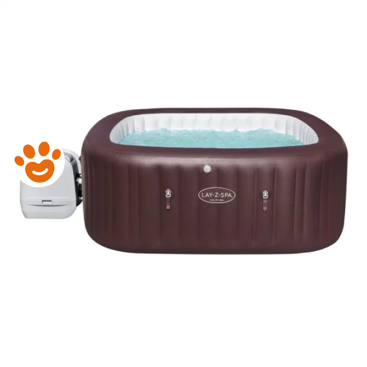 Bestway SPA Lay Z Airjet Maldives Quadrata 7 Posti (201x201x80cm) Piscina Idromassaggio Art. 6001U
