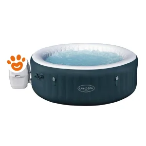 Bestway SPA Lay Z Airjet Miami Rotonda 6 Posti (Ø196x66cm) Piscina Idromassaggio Art. 6001D