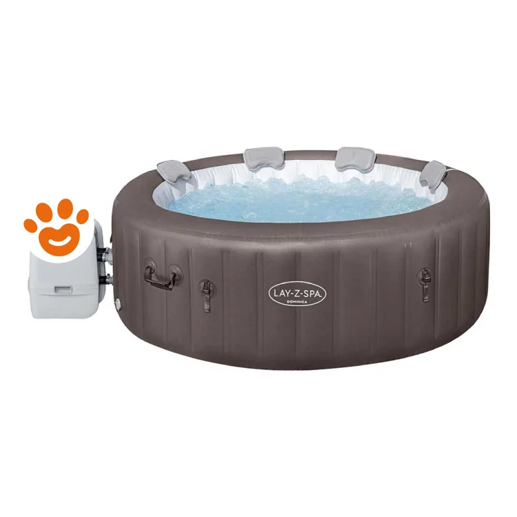 Bestway SPA Lay Z Hydrojet Dominica Rotonda 6 Posti (Ø196x71cm) Piscina Idromassaggio Art. 6001S