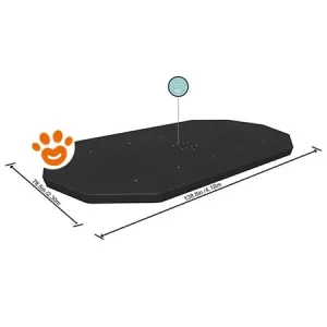 Bestway Telo per Copertura Piscina Steel Frame Ovale (427x250x100cm) Art. 58425