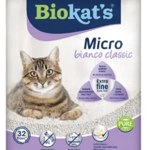Biokat'S Micro Bianco Classic 6lt Per Gatti