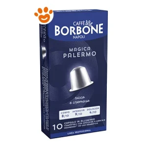 Borbone Caffè Capsule Nespresso in Alluminio – Magica Palermo