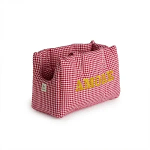 Borsa Amore Cotone Vichy Rosso