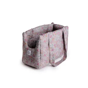 Borsa Trasportino Cane Liberty Camelia | Made in Italy — Leo e Luna