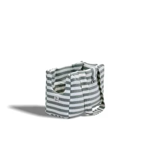 Borsa Trasportino Cane Righe Verde | Made in Italy — Leo e Luna