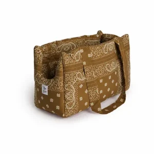 Borsa Trasportino per Cani Bandana Beige | Leo e Luna