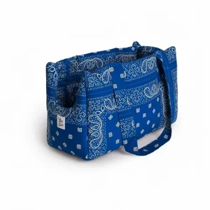 Borsa Trasportino per Cani Bandana Bluette | Leo e Luna