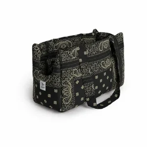 Borsa Trasportino per Cani Bandana Grigio Scuro | Leo e Luna