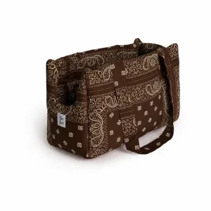 Borsa Trasportino per Cani Bandana Marrone | Leo e Luna