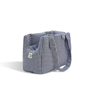 Borse Trasportino per Cani in Tessuto Vichy | Eleganti, Comode e Made in Italy | Leo e Luna