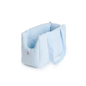 Borse Trasportino per Cani in Tessuto Vichy | Eleganti, Comode e Made in Italy | Leo e Luna