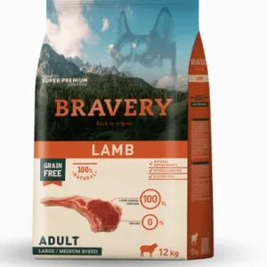 BRAVERY 12kg Agnello adulto md/lg