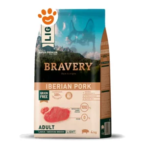 Bravery Dog Adult Iberian Light Medium/Large Maiale