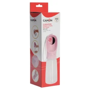 CAMON Click&amp;Drink Bottiglia Portatile Rosa 400ml