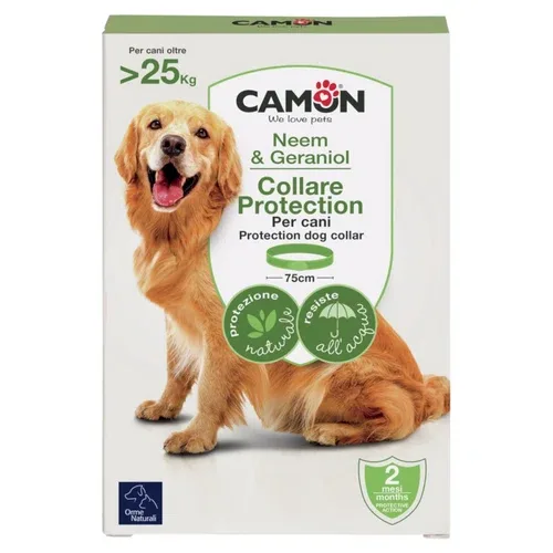 CAMON Collare barriera MAXI all'olio di Neem per Cane 75cm