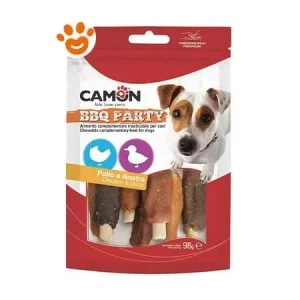Camon Dog BBQ Party Snack Costine di Pollo e Anatra
