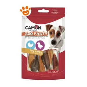 Camon Dog BBQ Party Snack Rotolini di Pollo e Anatra