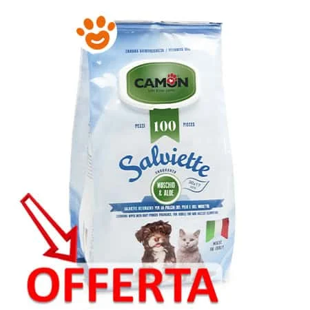 Camon Dog & Cat Salviette Muschio e Aloe - Image 2