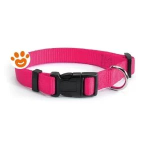 Camon Dog Collare a Sgancio Regolabile Rosa Fluo