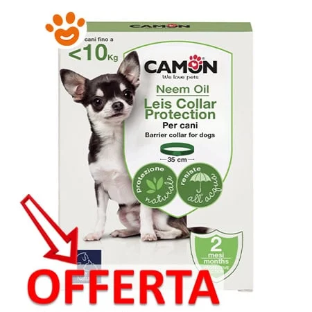Camon Dog Orme Naturali Collare Leis < 10 Kg - Image 2