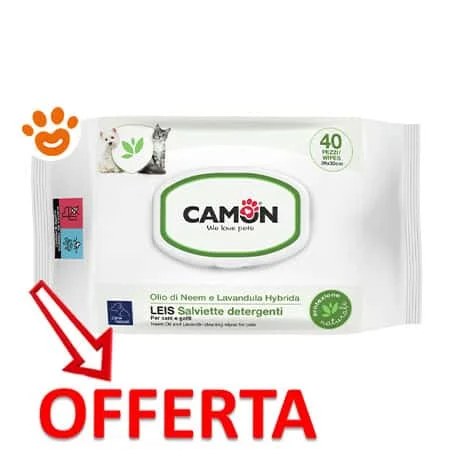 Camon Dog Orme Naturali Salviette Detergenti Leis - Image 2