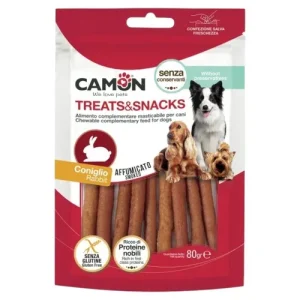 CAMON Snack Cane Stick Affumicati con Coniglio 80gr