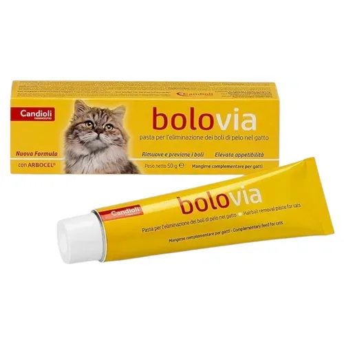 CANDIOLI Bolo Via Pasta per Gatti Tubo da 50gr