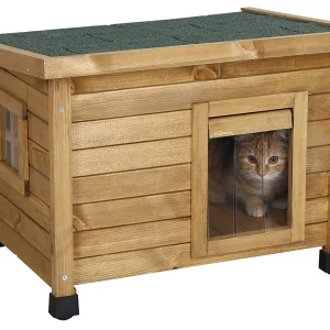 Casetta Esterna per Gatti Rustica