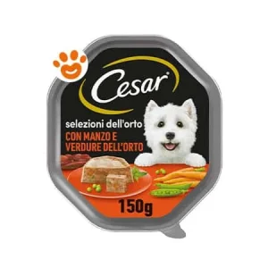 Cesar Dog Selezioni dell’Orto con Manzo e Verdurine in Patè