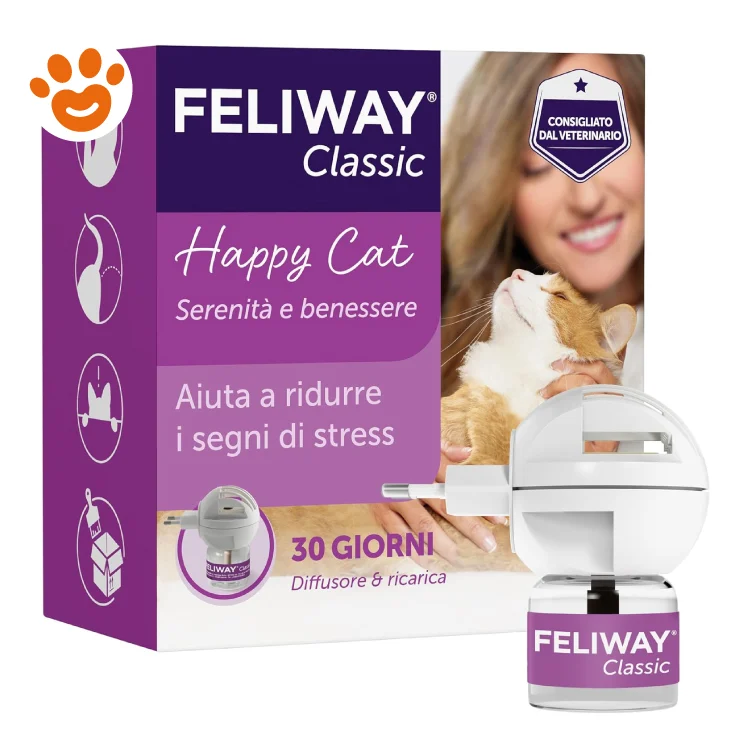 Ceva Cat Feliway Classic Happy Starter Kit (Diffusore + Ricarica)