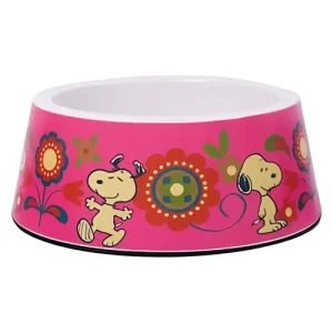 Ciotola Charlie Brown Pink Flower