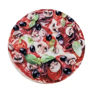 Coperta per cani in pile a tema pizza