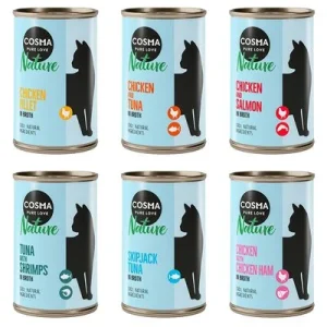 Cosma Nature 12 x 140 g Alimento umido per gatti