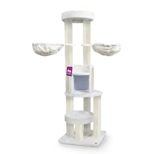 COTTAGE ALBERO PER GATTI 186CM DELUXE (CREMA)