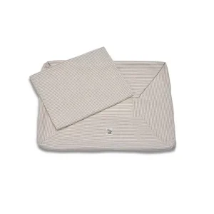 Cover Cotone Urban Righe Strette Grigio