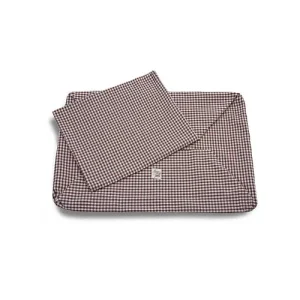 Cover Cotone Vichy Marrone