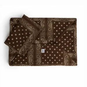 Cover Cuccia Tonda Cotone Premium Bandana Marrone