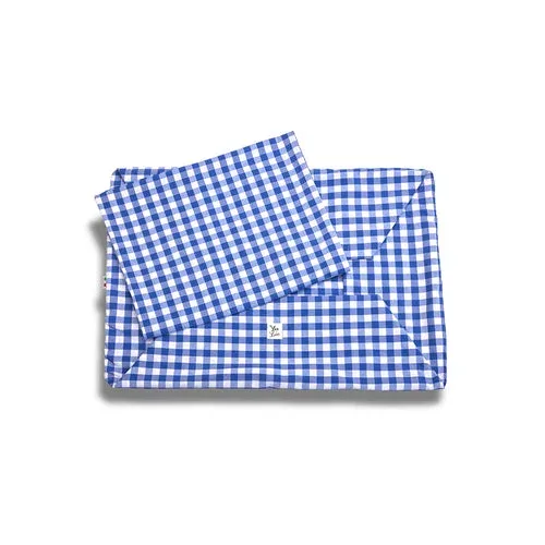 Cover Divanetto Cotone Quadretto Bluette