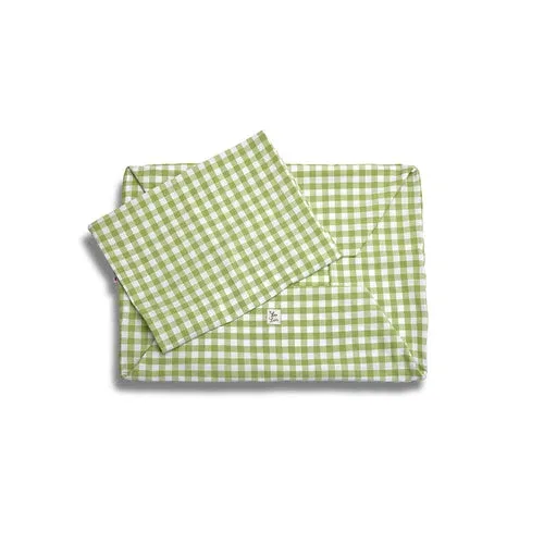 Cover Divanetto Cotone Quadretto Pistacchio
