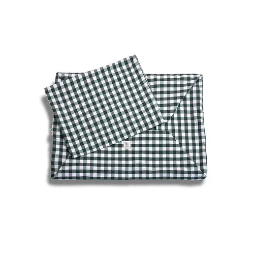Cover Divanetto Cotone Quadretto Verde