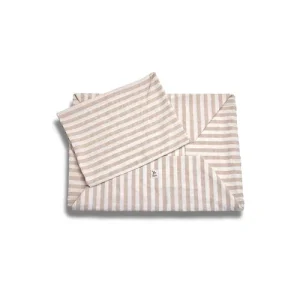 Cover Divanetto Cotone Righe Larghe Beige