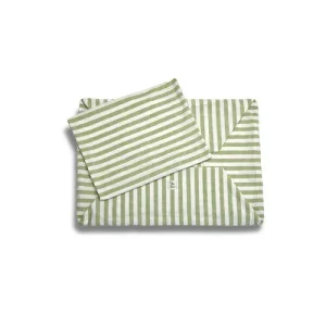 Cover Divanetto Cotone Righe Larghe Pistacchio