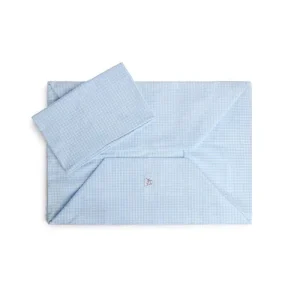 Cover Divanetto Cotone Vichy Azzurro