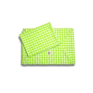 Cover Divanetto per Cani Quadretto Verde Fluo | Leo e Luna