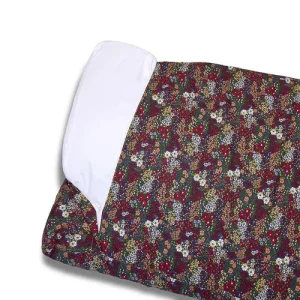 Cover Materassino Cotone Panama Stampa Liberty Floreale